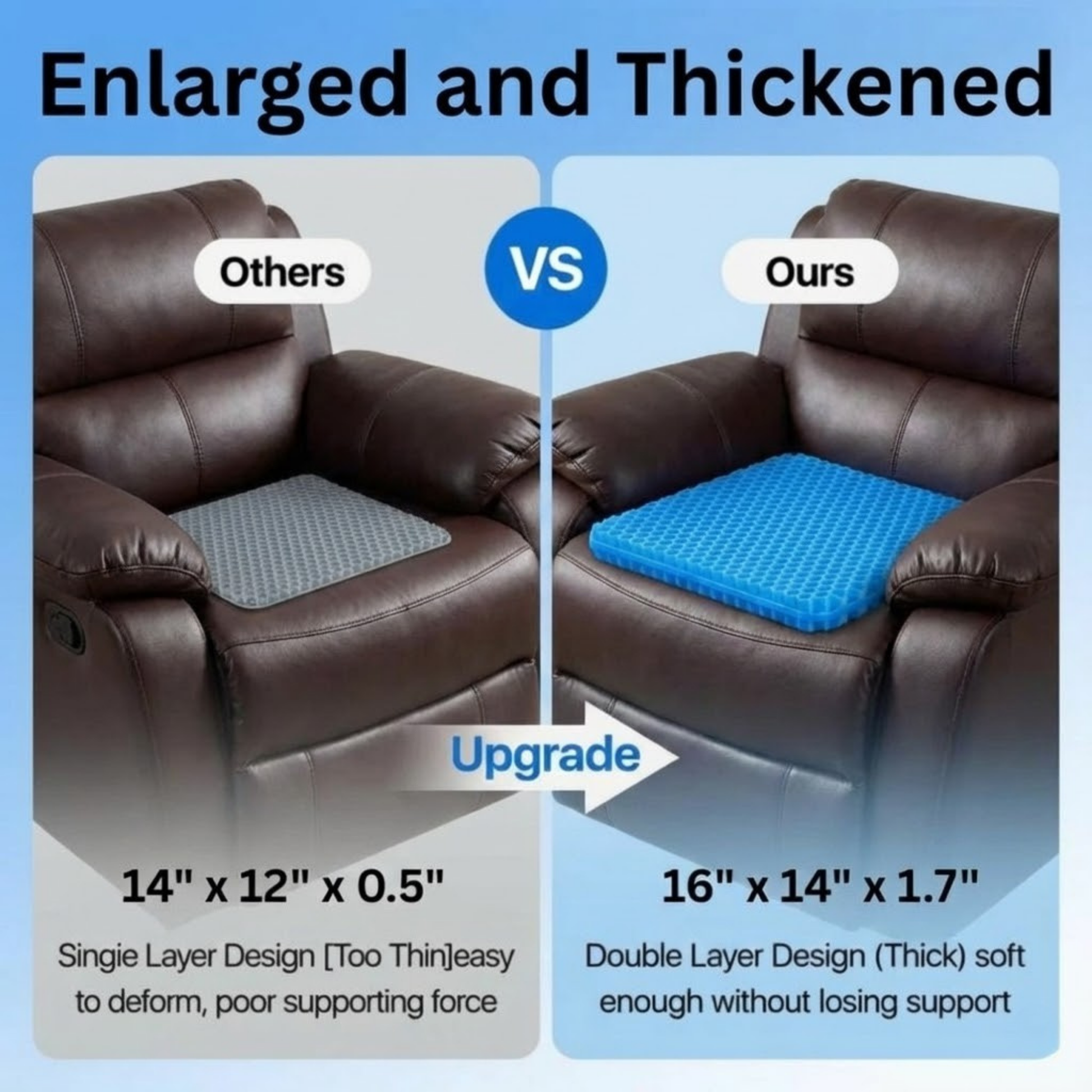 BreezeBase™ - Seat Cushion for All-Day Comfort