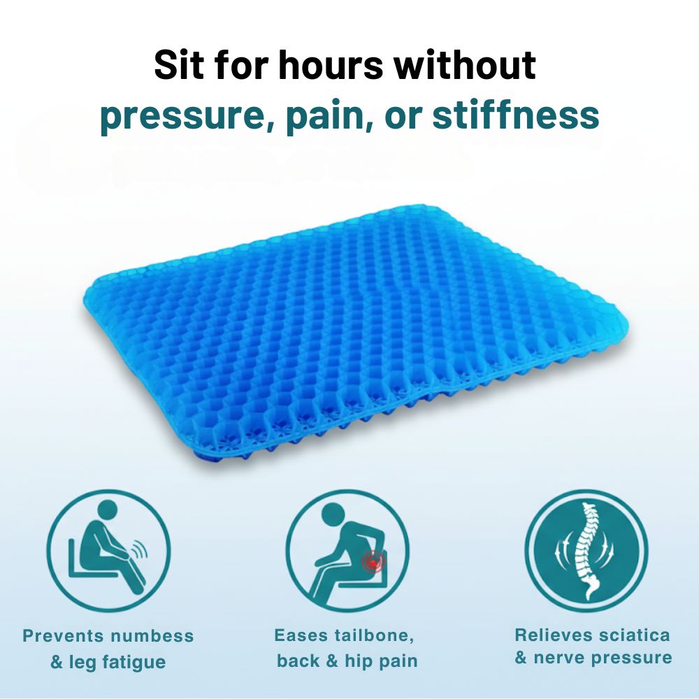 BreezeBase™ - Seat Cushion for All-Day Comfort